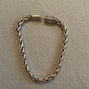 Ryan Christian Sterling Silver Unisex Bracelet